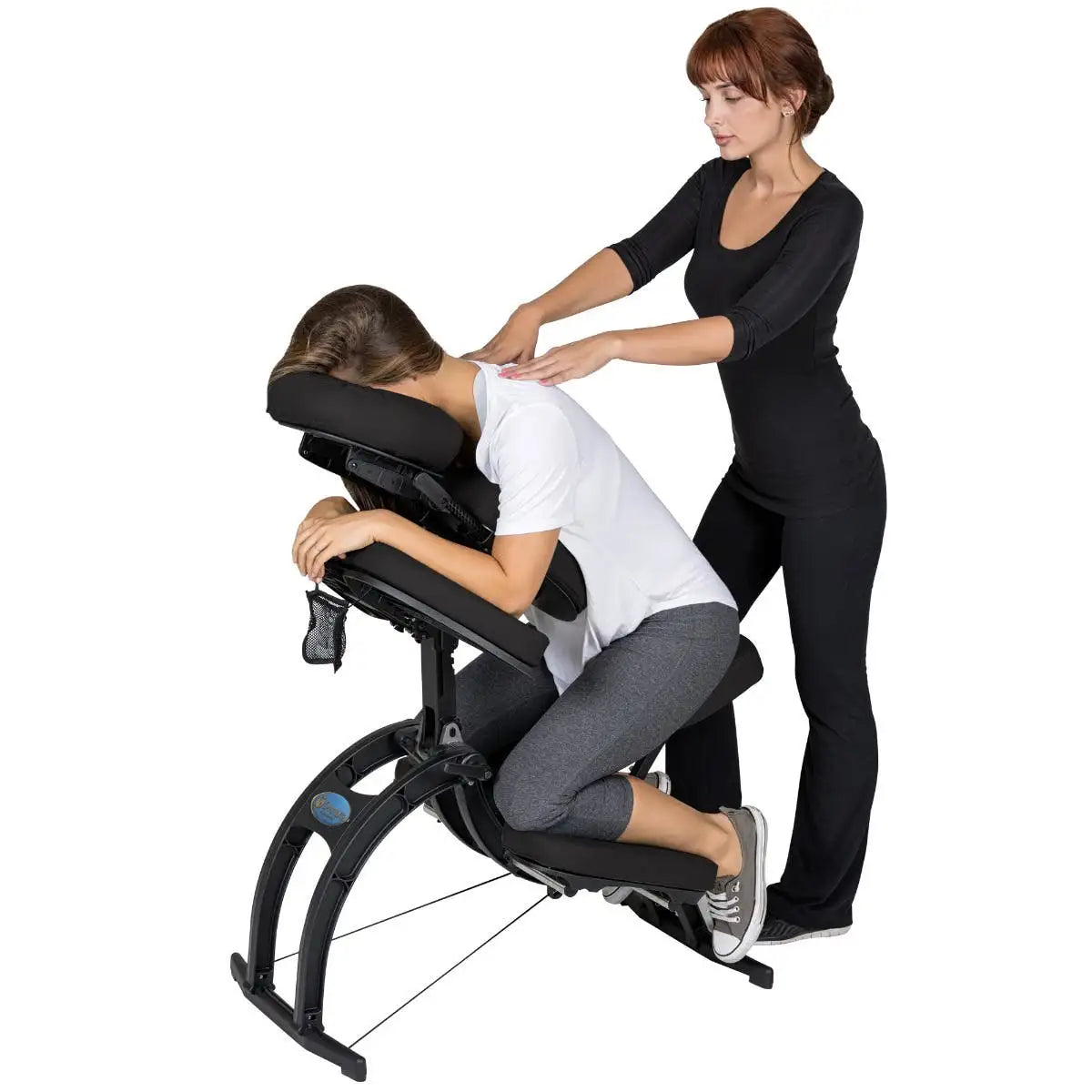 Earthlite Avila II massage chair in use