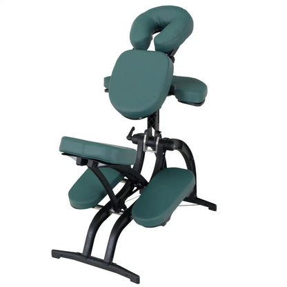 Earthlite Avila II massage chair, teal