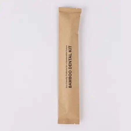 Tess Bamboo Dental Kit Toothbrush w/Toothpaste Packet - 500 per case