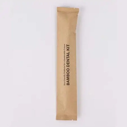 Tess Bamboo Dental Kit Toothbrush w/Toothpaste Packet - 500 per case