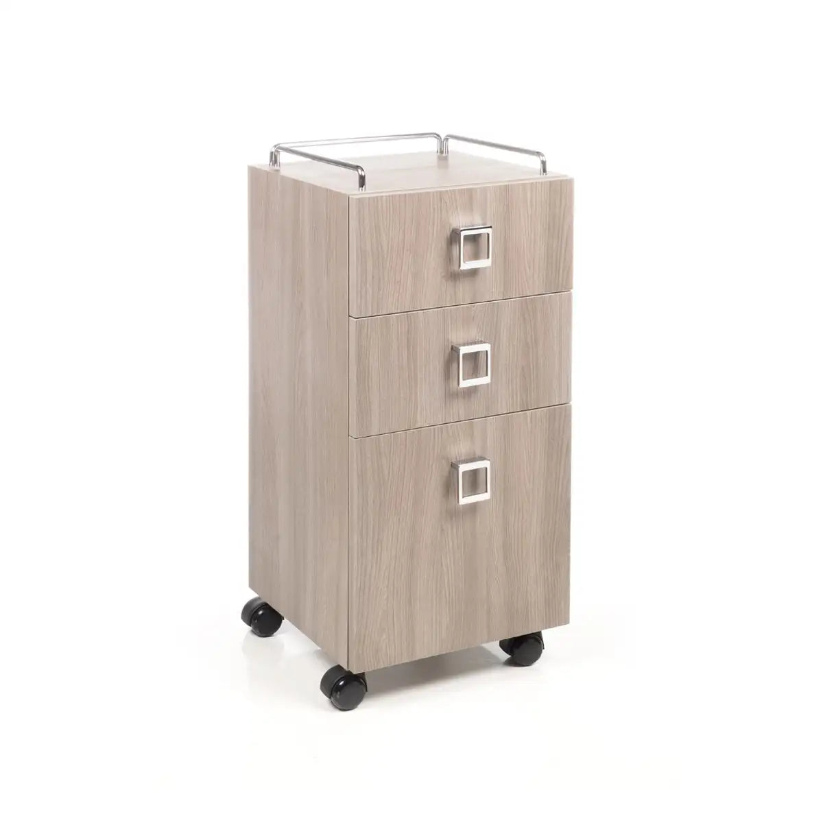 Gamma & Bross Commuter salon trolley with two drawers and cabinet on wheels