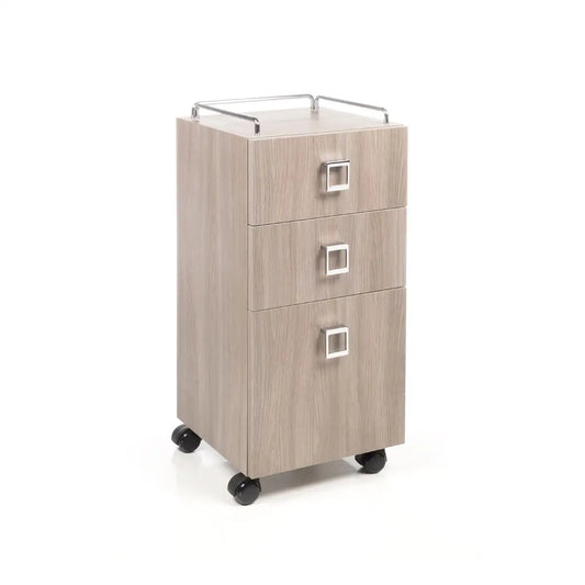Gamma & Bross Commuter salon trolley with two drawers and cabinet on wheels