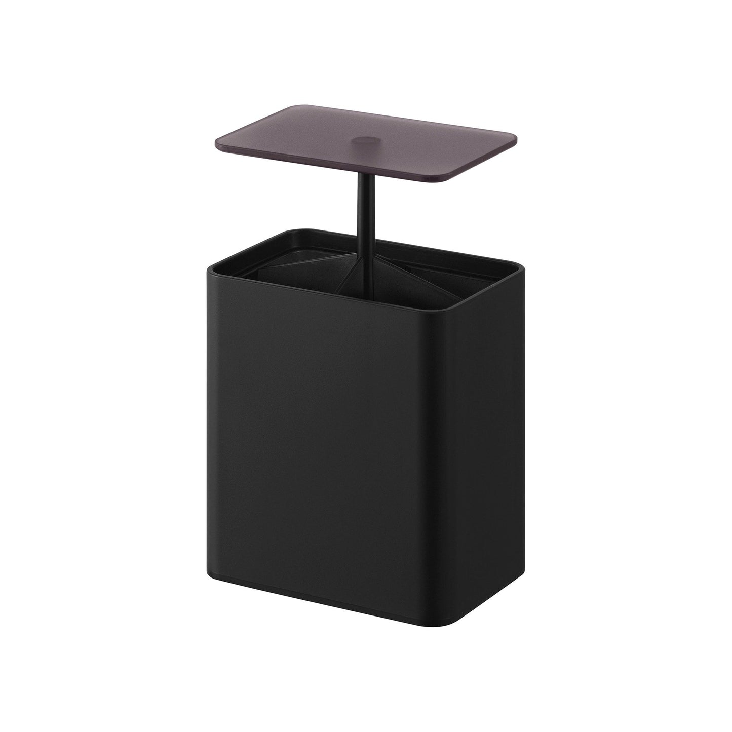 Black Cotton Swab Push-Top Case on a white background