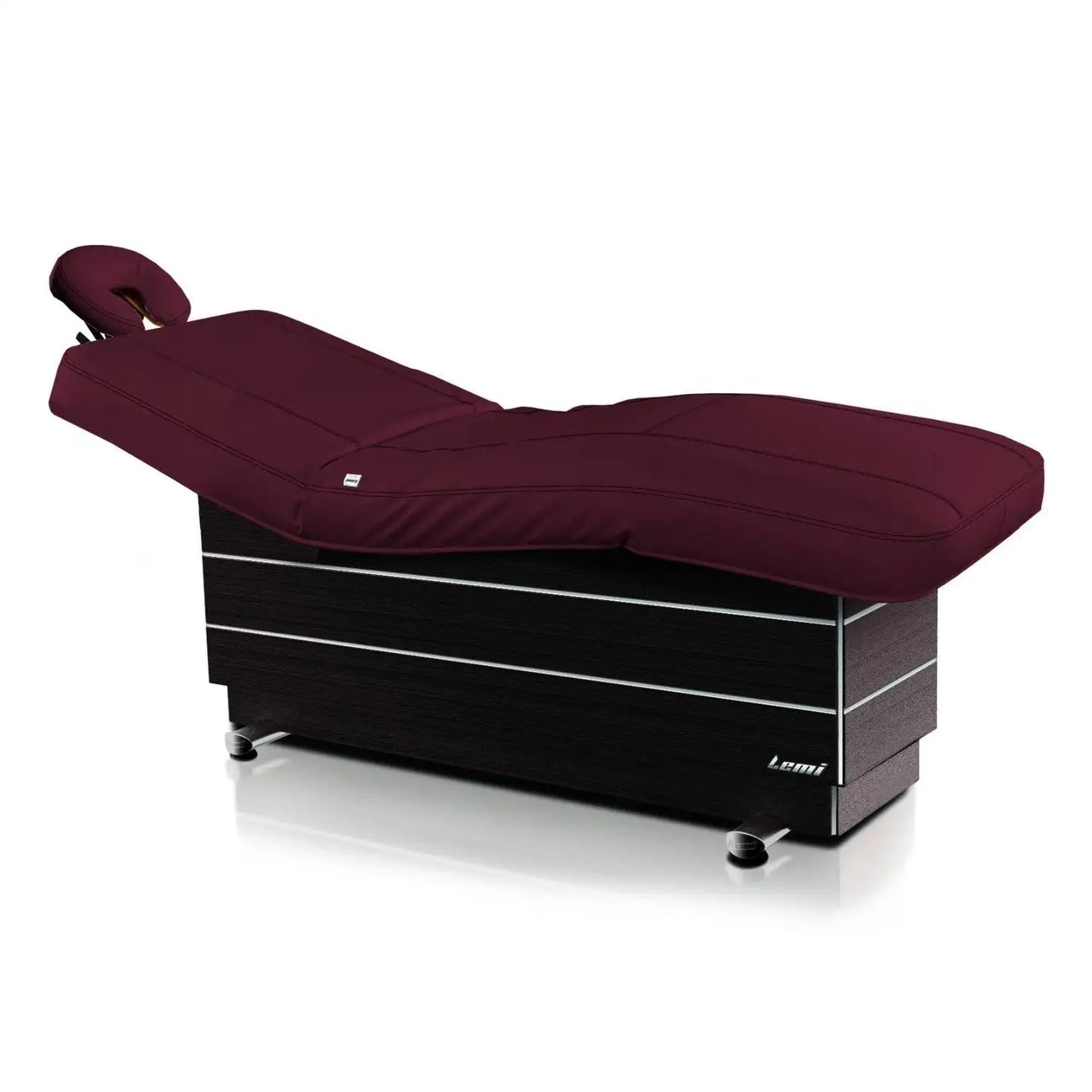 LEMI Bellagio Classic 3 Motor Electrically Adjustable Height, Back and Leg Multifunctional Spa Table Foot Pedal Control and 4.72" Thick Mattress