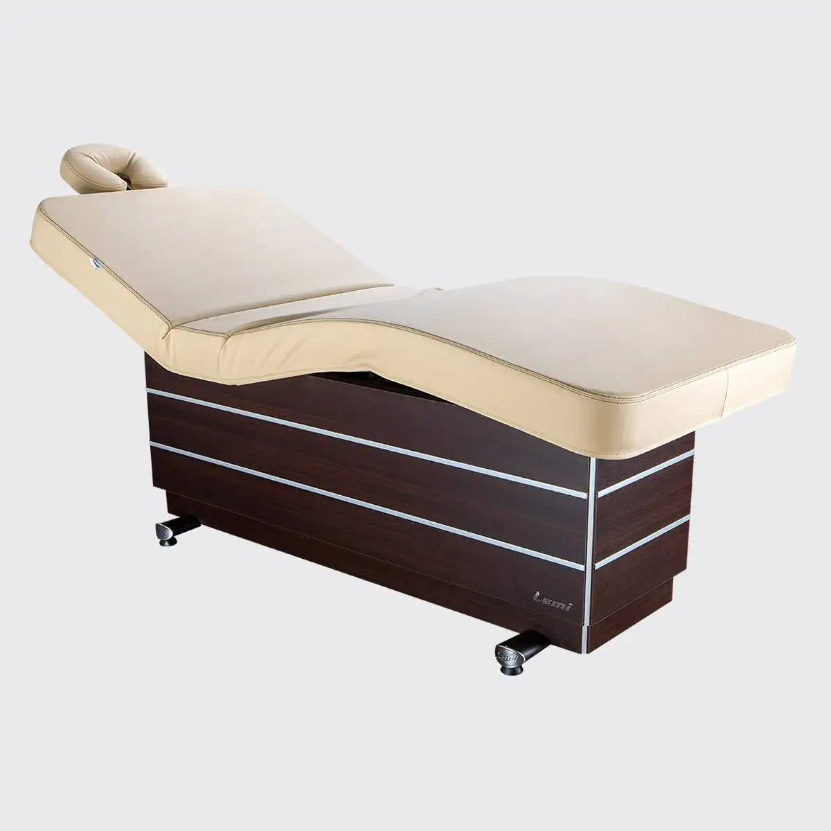 LEMI Bellagio Classic 3 Motor Electrically Adjustable Height, Back and Leg Multifunctional Spa Table Foot Pedal Control and 4.72" Thick Mattress