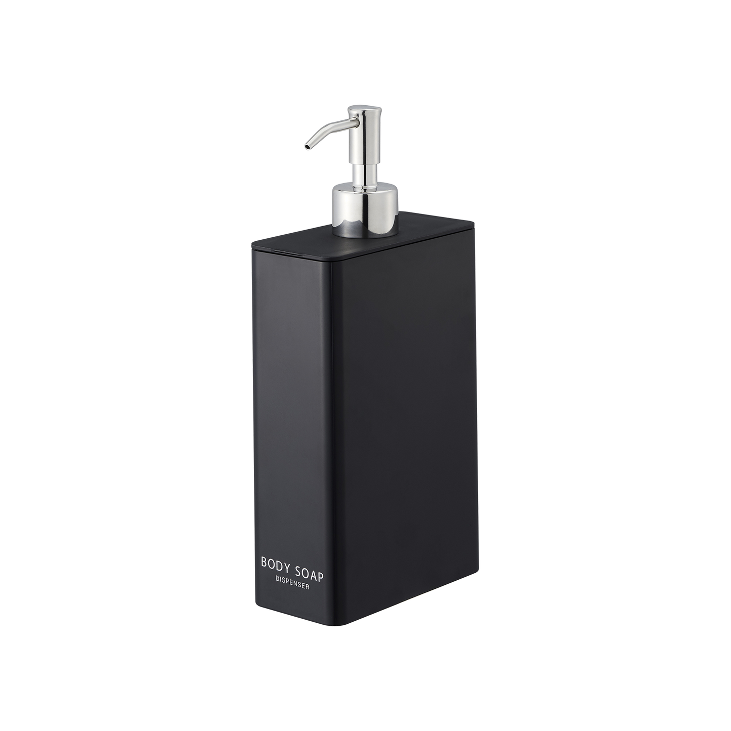 Rectangle Shower Dispenser - Three Styles on a blank background.