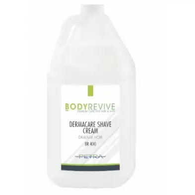 Body Revive professional shave cream in 1 gallon backbar size with Drakkar Noir scent
