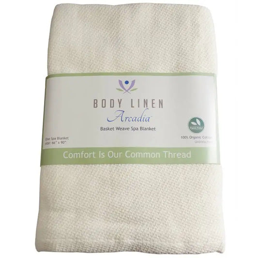 Organic Basket Weave Thermal Massage Table Blanket
