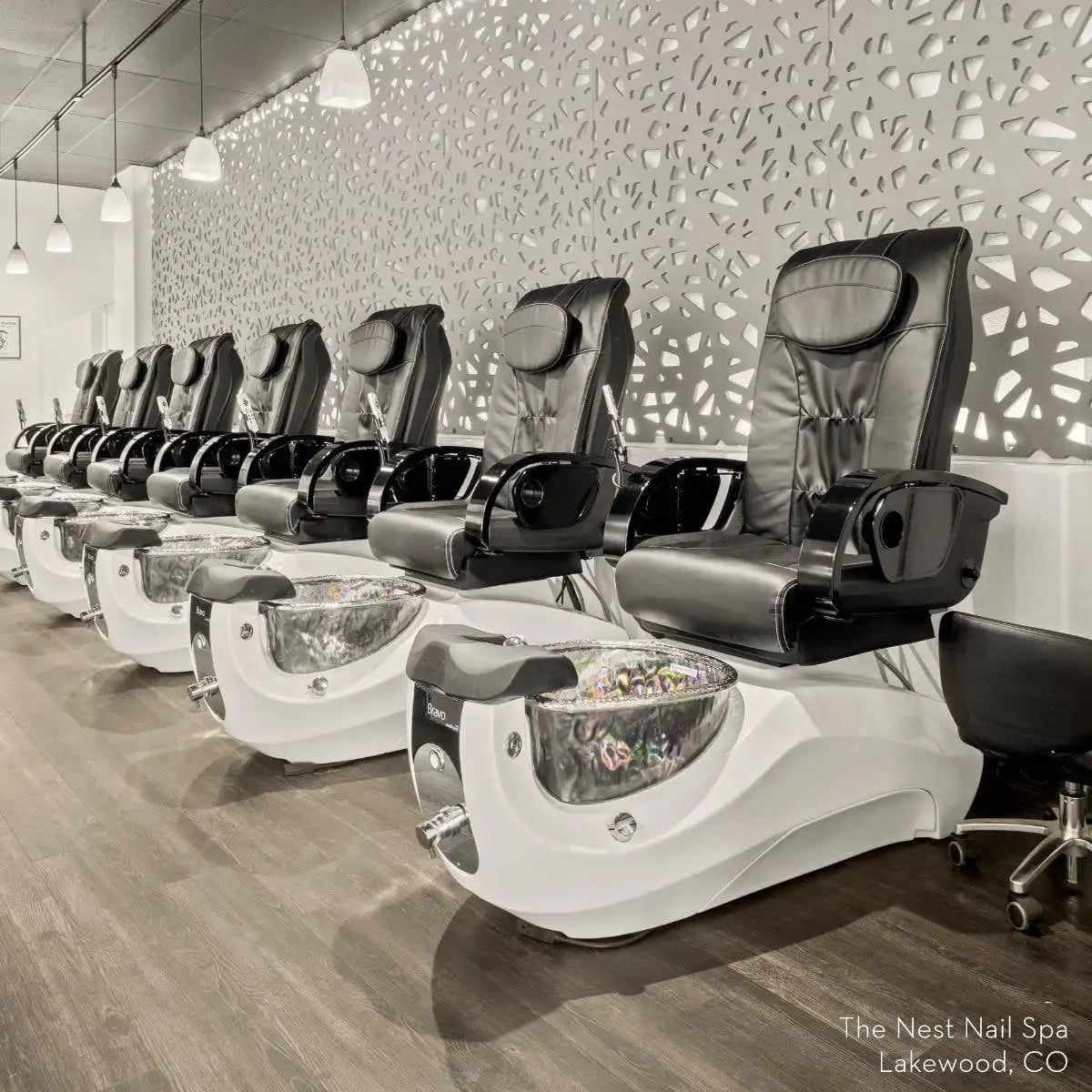 Continuum Bravo Pedicure Spa in salon setting