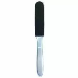 Satin Edge Stainless Steel Foot File with 40 Replacement Pads