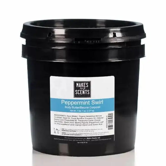 Makes Scents Peppermint Swirl Body Butter - 1 gallon