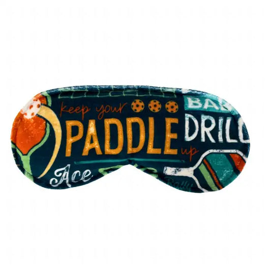Luxury Therapeutics Soothing Eye Pillow W/Removable Cover- Pickleball Navy/Teal