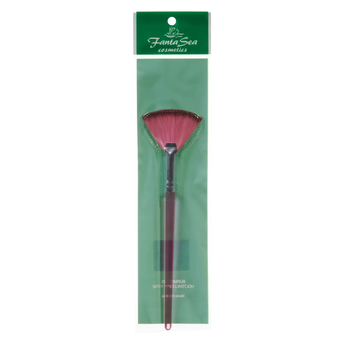 Fantasea Translucent Pink Fan Brush