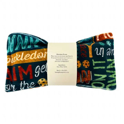 Luxury Therapeutics Soothing Eye Pillow Rectangle- Pickleball Navy/Teal