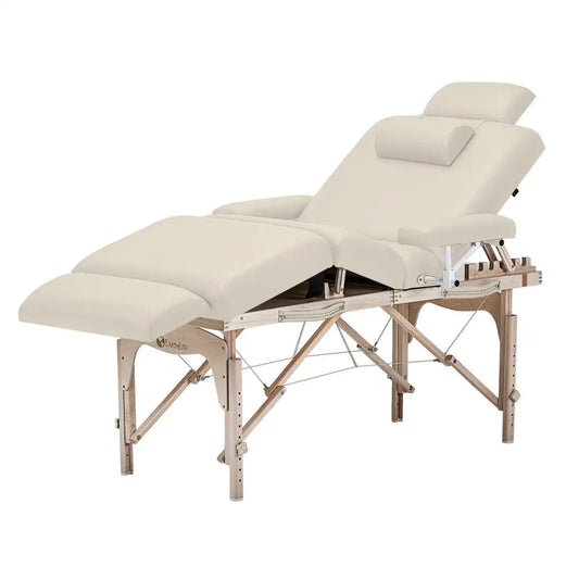 Earthlite Calistoga portable salon table, salon position
