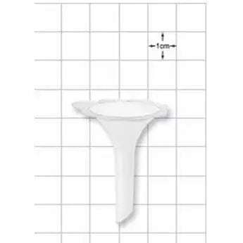 Tiny Essential Oil Flower Shaped Funnel, Frosted