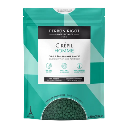 Cirepil Homme hard wax beads 28.22 oz for men's waxing