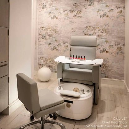 LEC Club LE pedicure chairs in spa setting