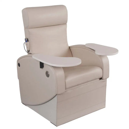 LEC Club LE pedicure chair with closed trays