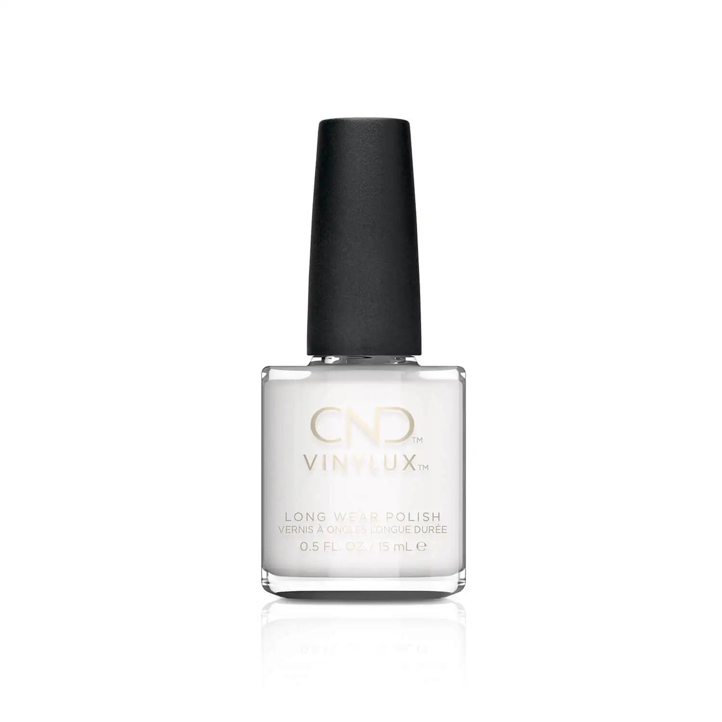 CND VINYLUX Cream Puff #108 0.5 fl oz long wear polish bottle