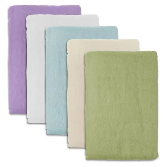 Body Linen Comfort flannel fitted massage sheet natural on treatment table