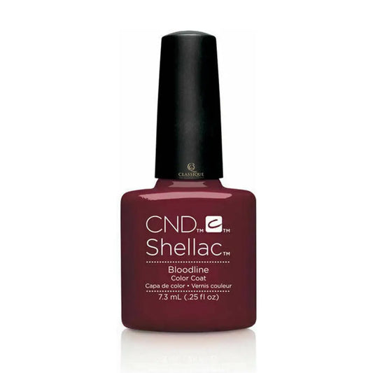 CND SHELLAC Bloodline .25 fl oz gel polish bottle