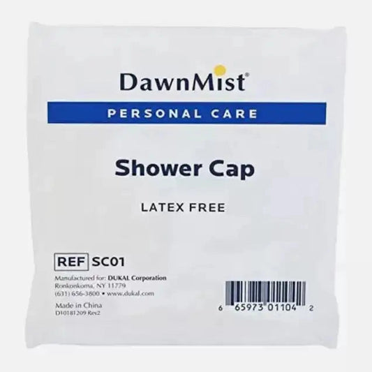 DawnMist Shower Caps - Clear Shower Cap- 200 ct
