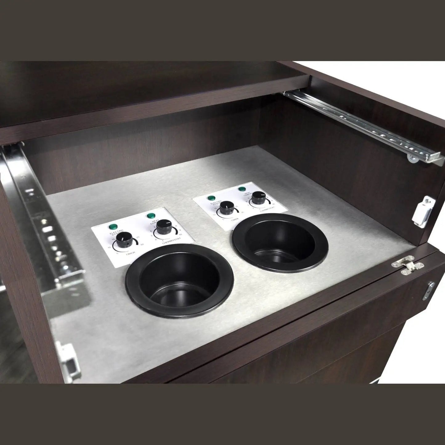 T-Wax Trolley with Double Wax Warmer and Pull Out Drawers