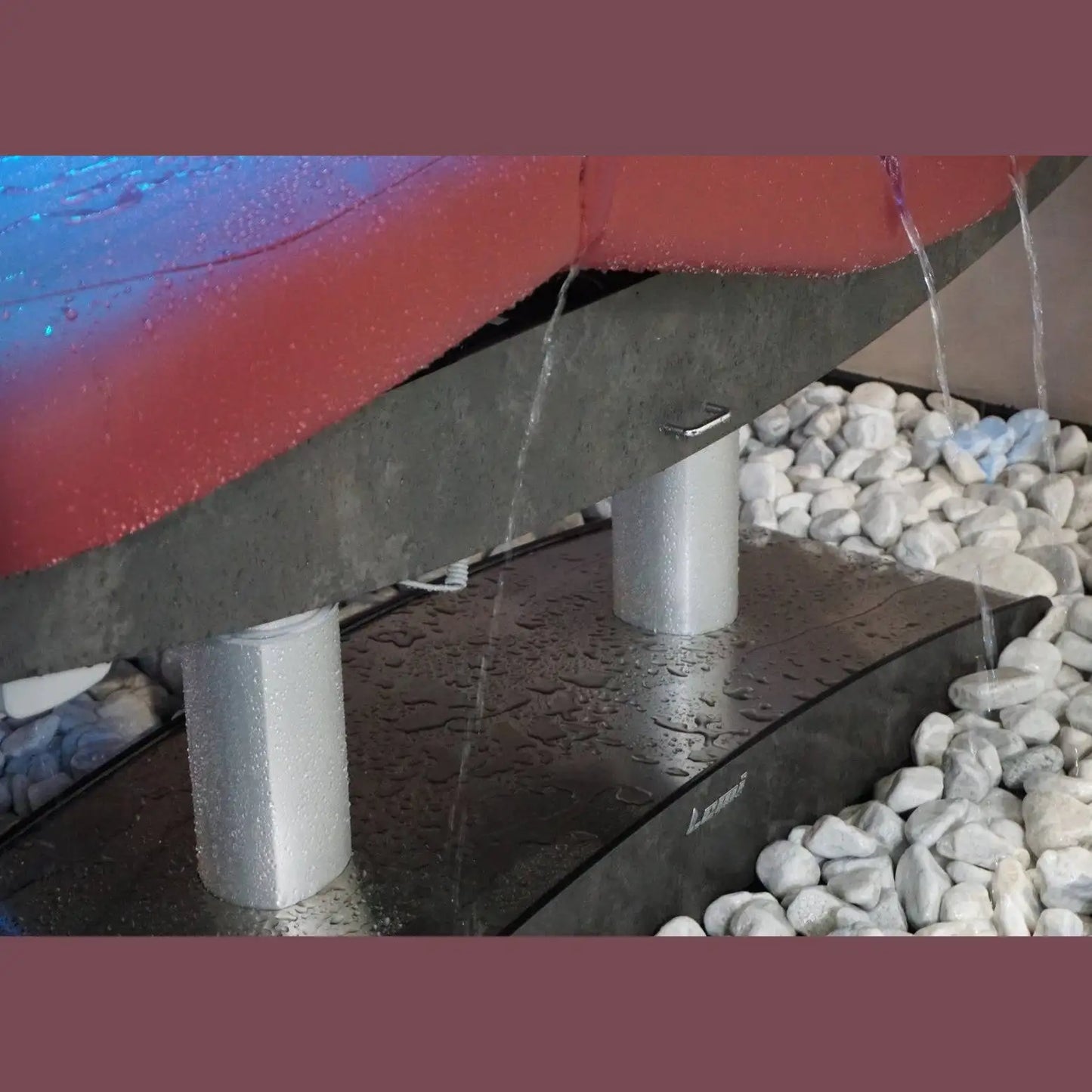 Nettuno 3 Motor Electrically Adjustable Hight, Back and Legs/Tilt Waterproof Hydrotherapy Spa Table With Aluminum Base and Handset Control