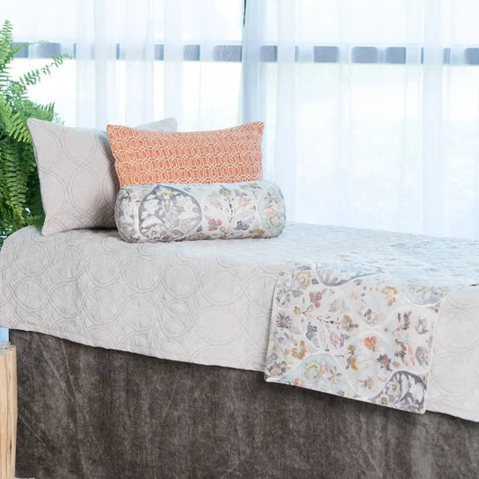 Luxury Therapeutics Pleated Table Skirt - Solid Graphite