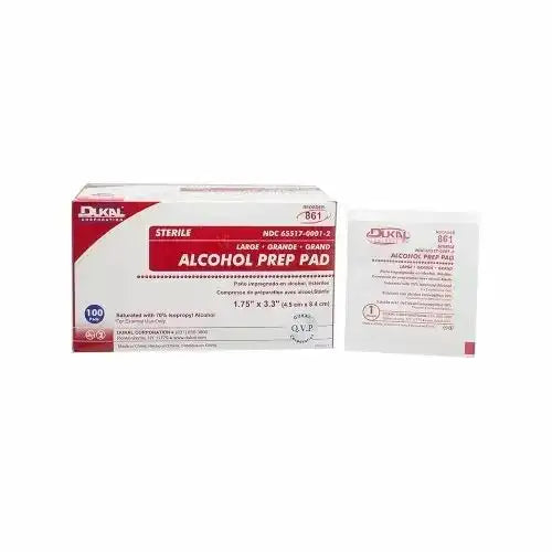 Dukal Alcohol Prep Pad 200 Count