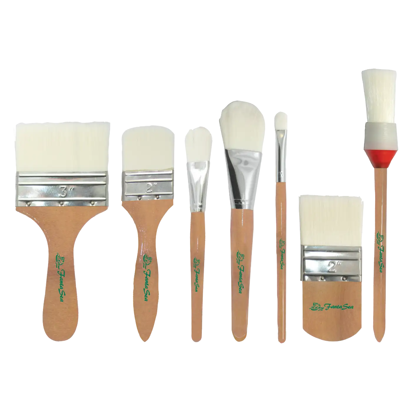 FantaSea 7 pc. Synthetic Body Brush Set
