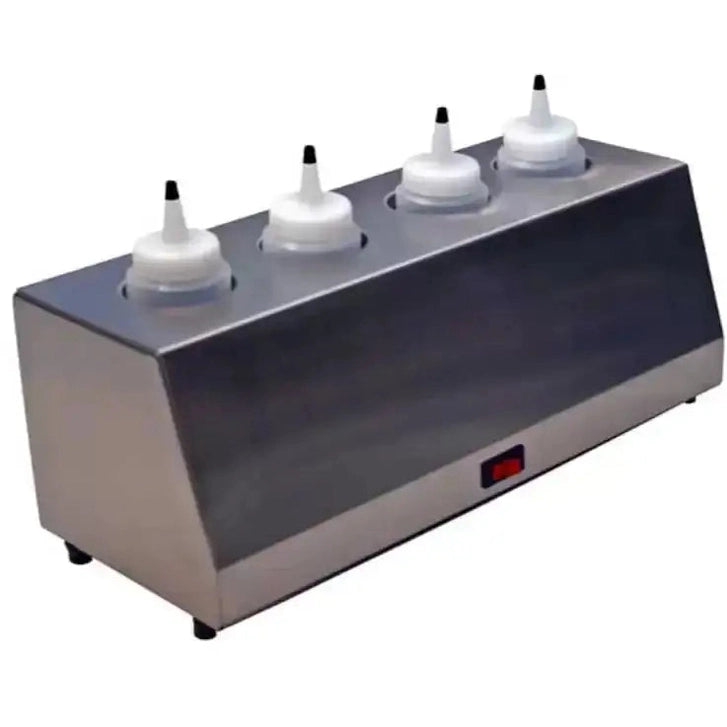 Ideal Quadruple 8oz Bottles, Fixed Temp, Stainless Finish