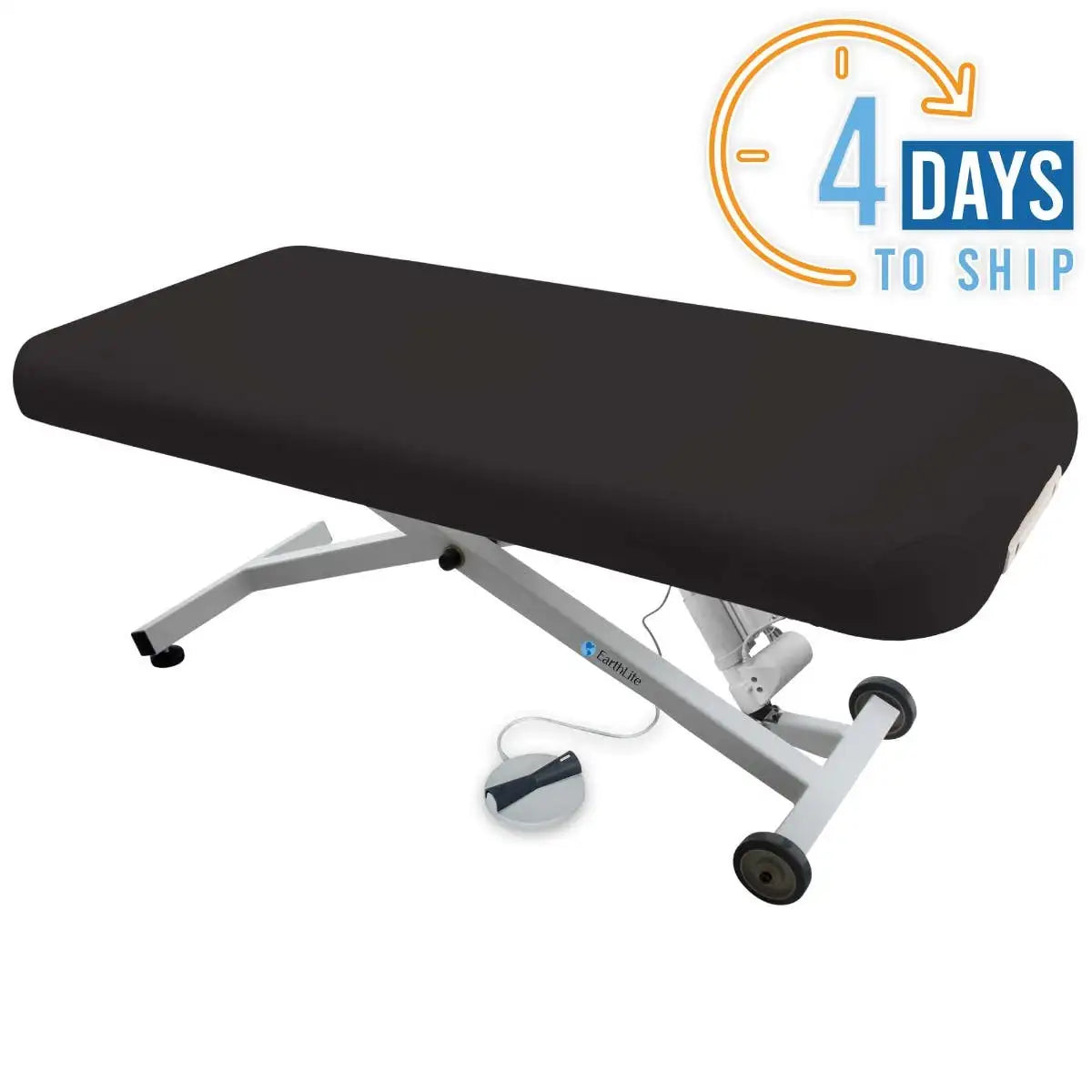 Earthlite Ellora LX flat top table, black