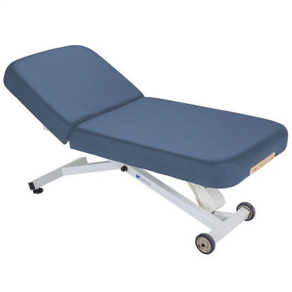 Earthlite Ellora LX manual tilt table, mystic blue