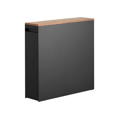 Pull-Out Bathroom Storage Cabinet - Steel + Wood â€” image 2