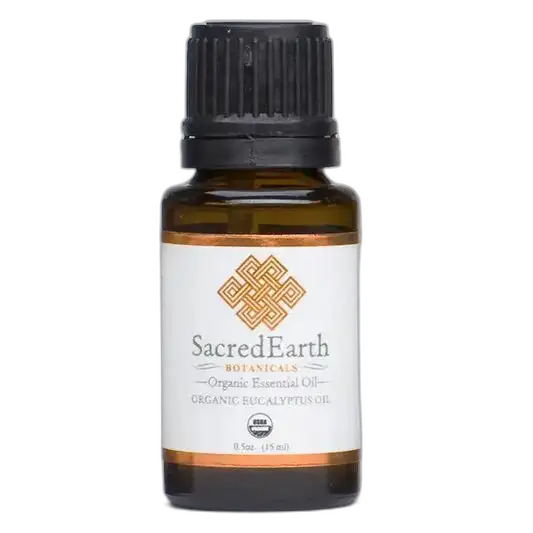Sacred Earth Organic Essential Oil of Eucalyptus 15ml - 5pk