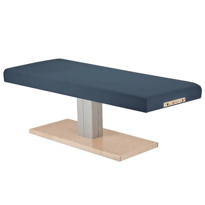 Earthlite Everest Spa flat pedestal table, mystic blue