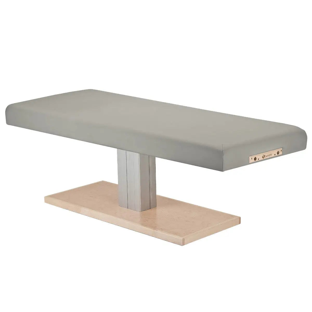 Earthlite Everest Spa flat pedestal table, sterling