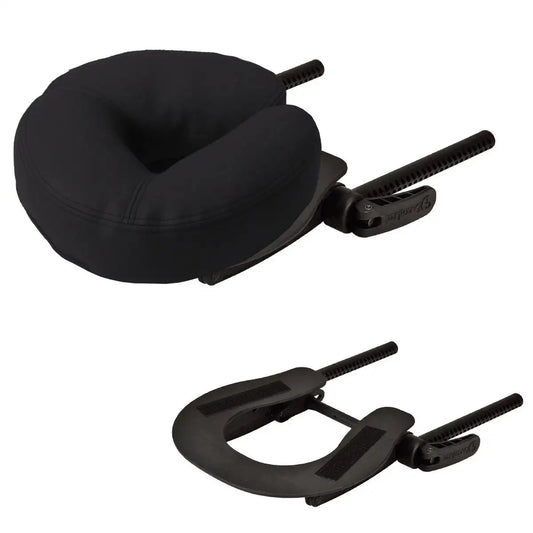 Earthlite FacePillow on Deluxe Adjustable platform, black