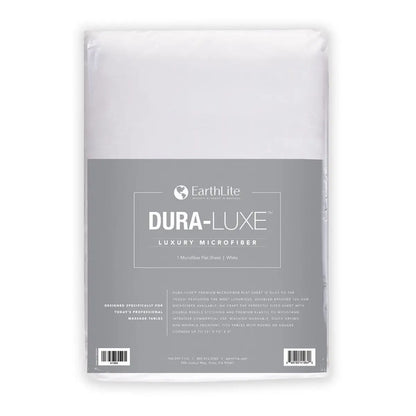 Earthlite Dura-Luxe Microfiber Flat Sheet (Cream or White)