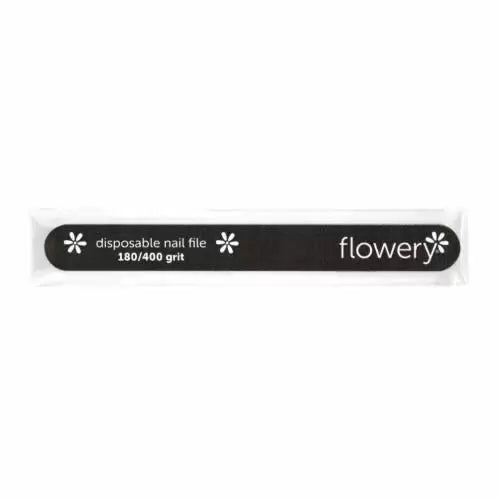Flowery Cushion Core Nail File 180/400 Grit - 100 Count