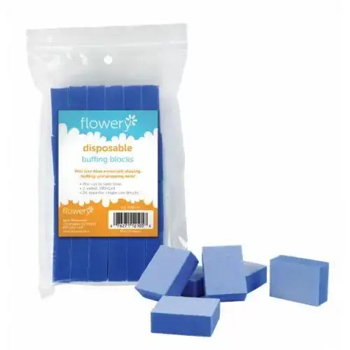 Flowery Disposable Buffing Blocks 24 Count