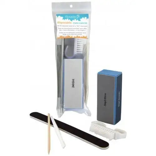 Flowery Disposable Mani/Pedi Kits, Manicure