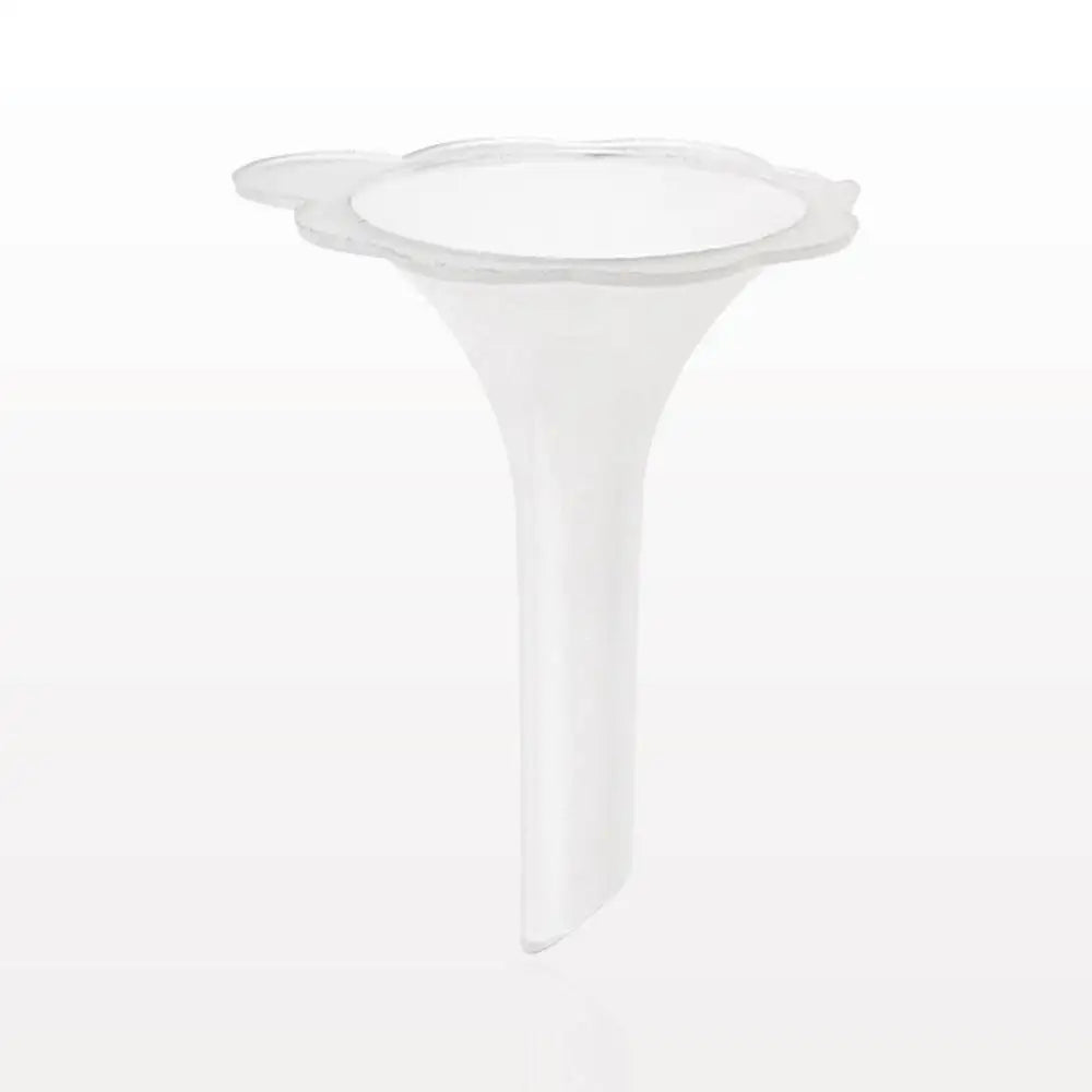 Tiny Essential Oil Flower Shaped Funnel, Frosted