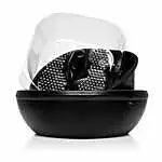 Belava Foot Spa Trio w/ Heat, Vibration and 20 Liners - Black