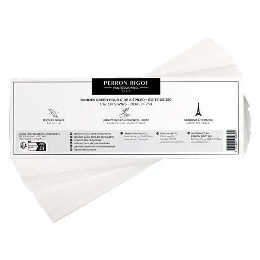 Cirepil Green Non-Woven Waxing Strips - 250 Count