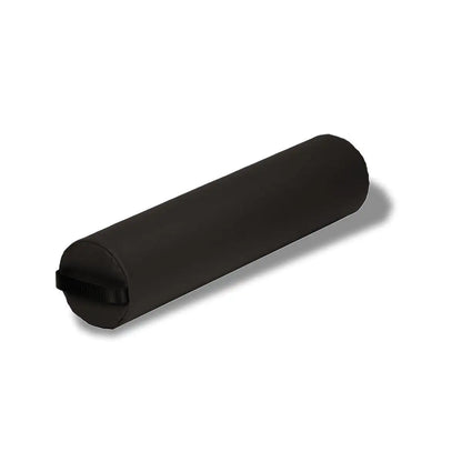 Earthlite Full Round Bolster in black, high-density foam for under-knee and under-ankle support
