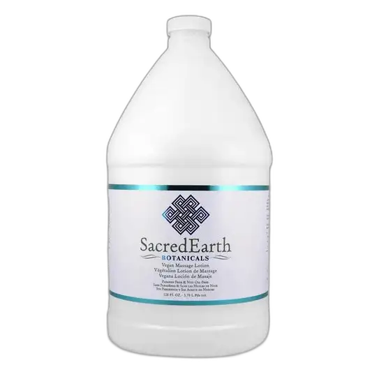 Sacred Earth Vegan Massage Lotion 1/2 Gallon