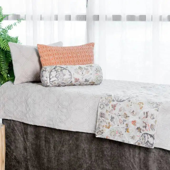 Luxury Therapeutics Coverlet - Geo-Pebble